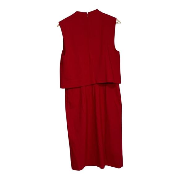 Diane Von Furstenberg red shift dress size 12 EUC - Picture 3 of 8
